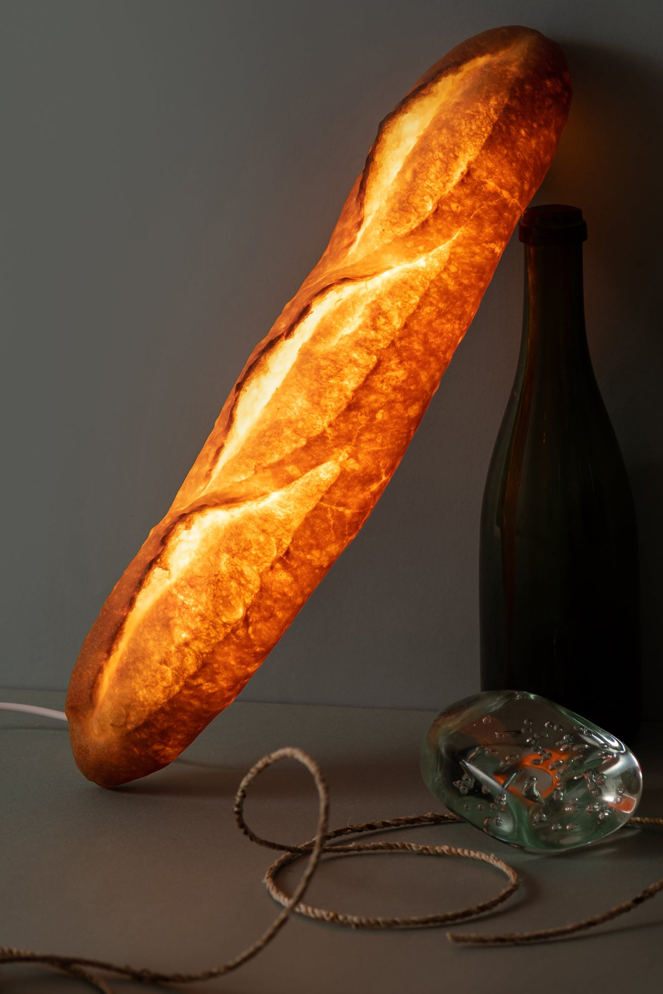 Batard Bread Lamp (LED Light with AC Power Cord)