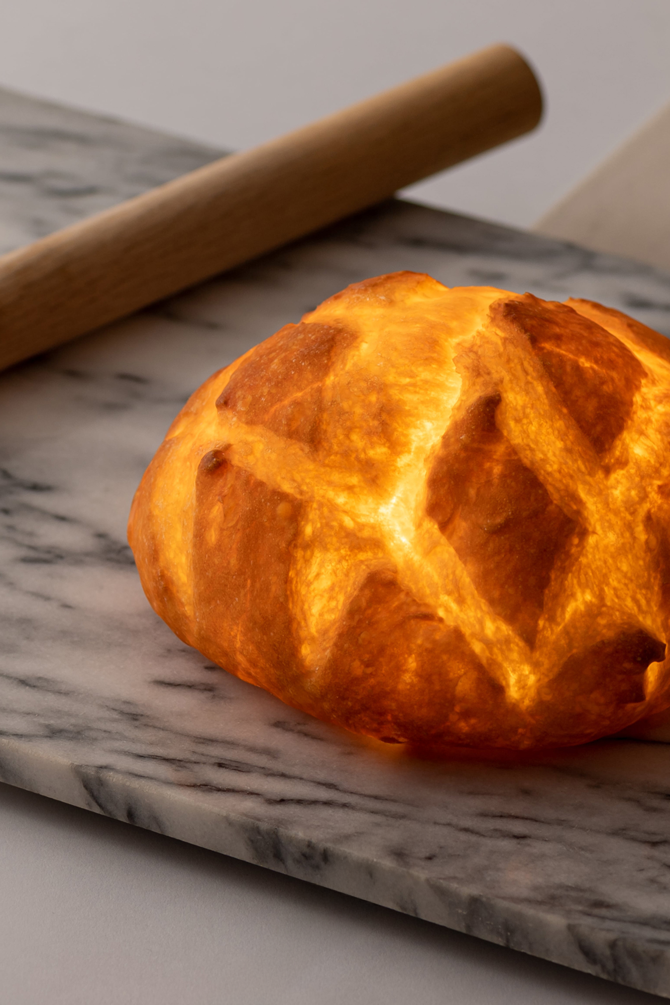 Boule Bread Lamp (LED Light with AC Power Cord)