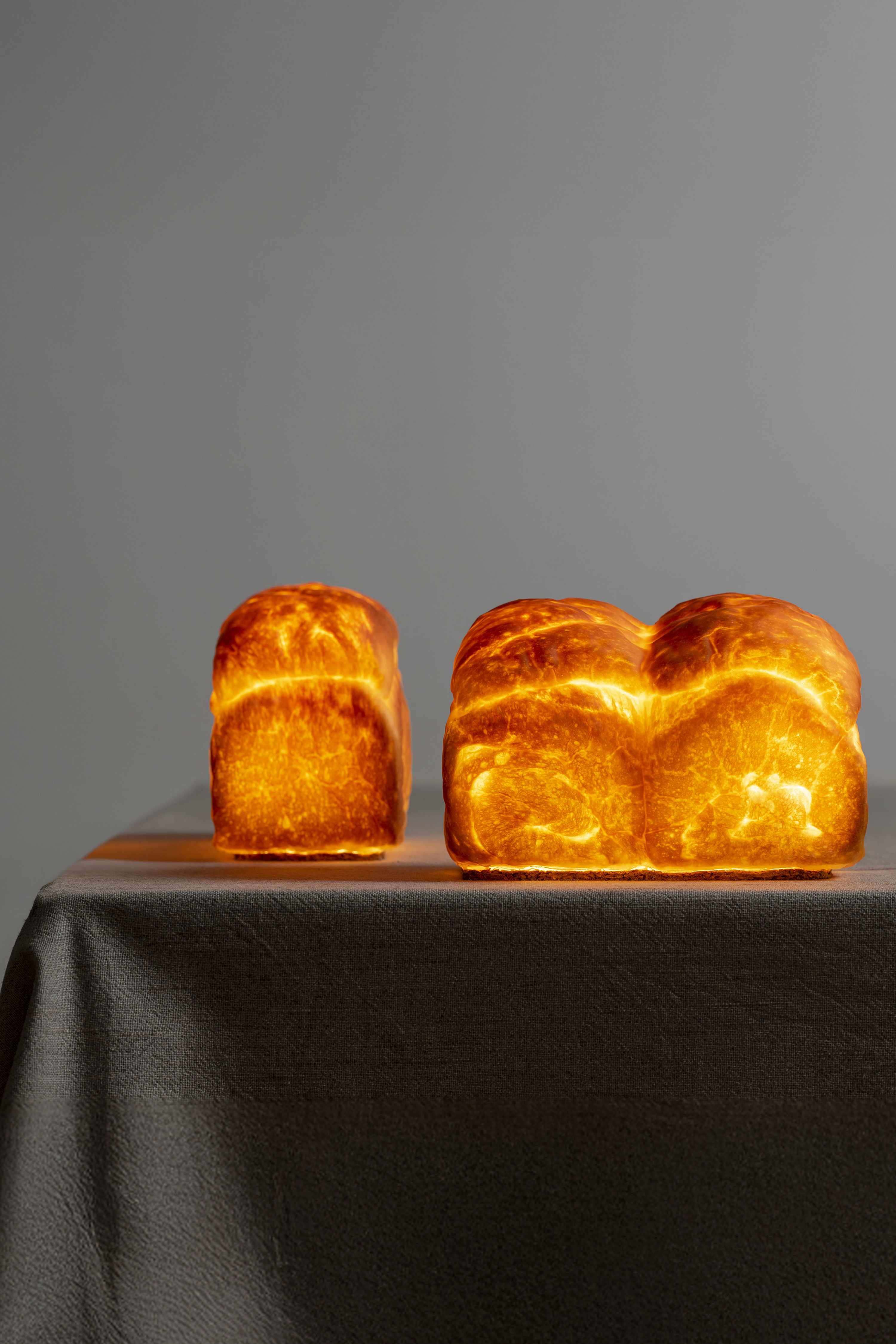 Pain de Mie Bread Lamp (LED Light with AC Power Cord)