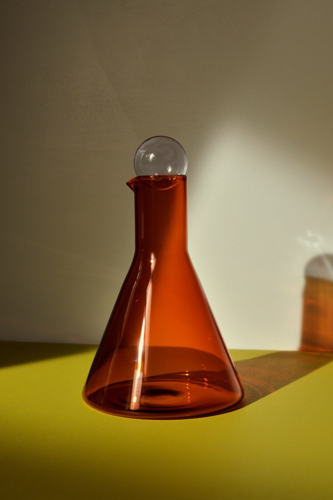 Bilboquet Carafe · Amber + Lilac