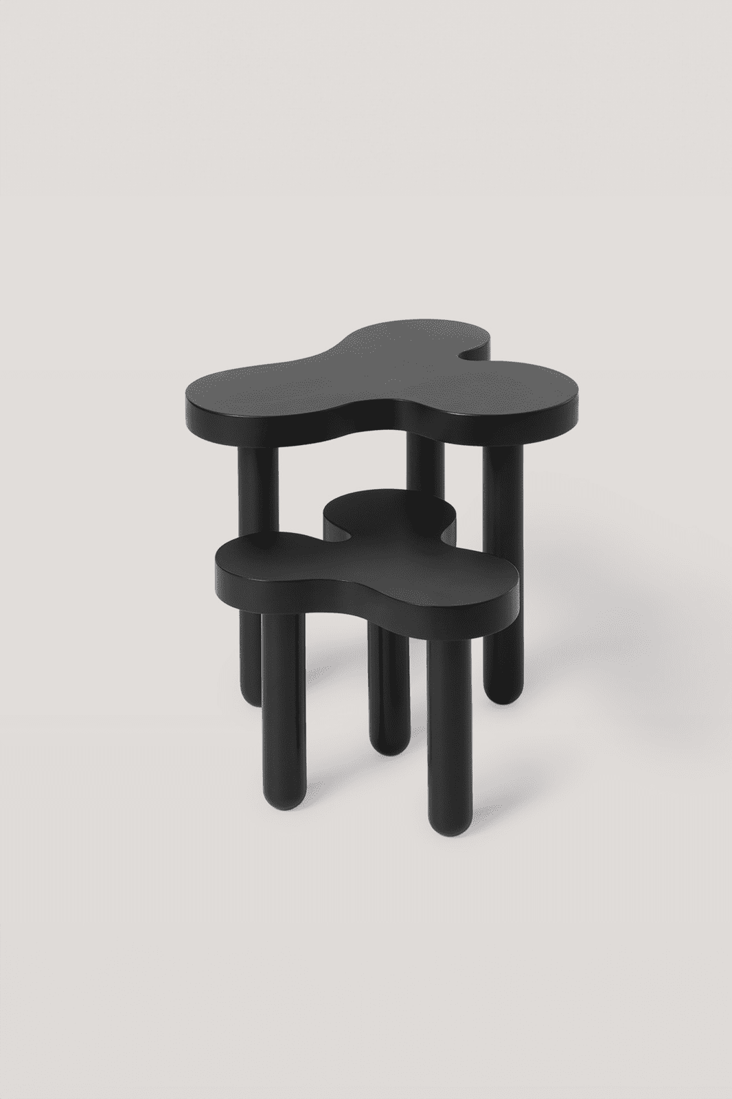 Splat Side Table · Tall · Black