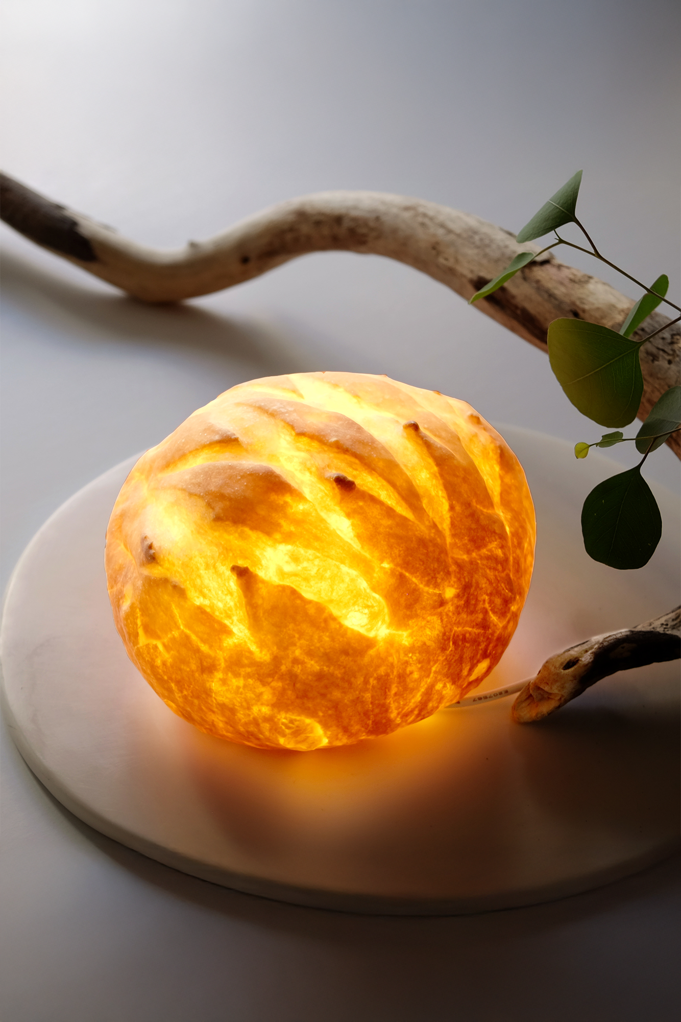 Boule Bread Lamp (LED Light with AC Power Cord)